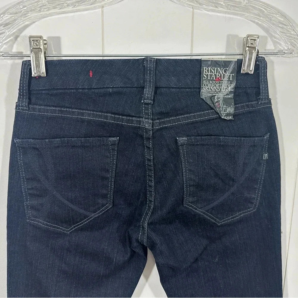 NEW !IT JEANS LOS ANGELES Rising Starlet Denim Blue Jeans Skinny Leg Sz 24 - Picture 4 of 10